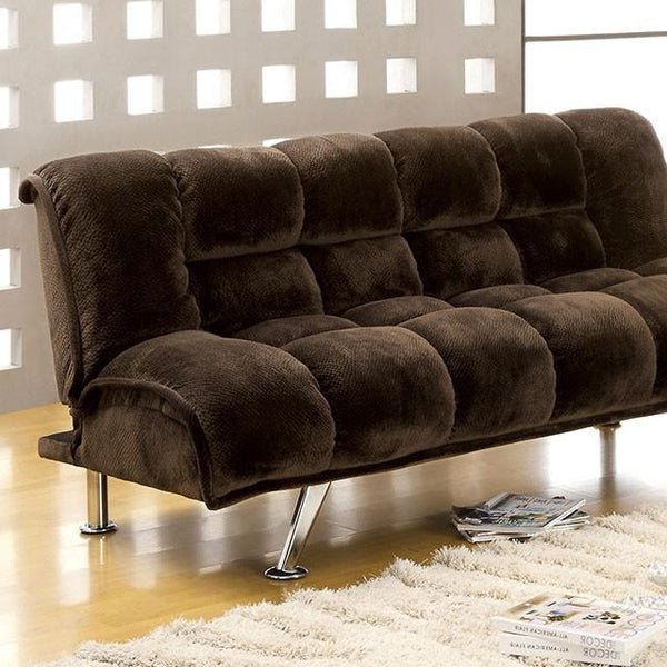 MARBELLE Futon Sofa, Dark Brown image