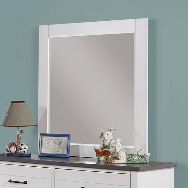 PRIAM Mirror, White/Gray image