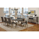 Amina Champagne Dining Table