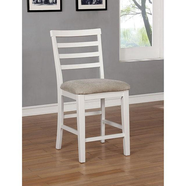 Kiana White Counter Ht. Side Chair (2/CTN) image