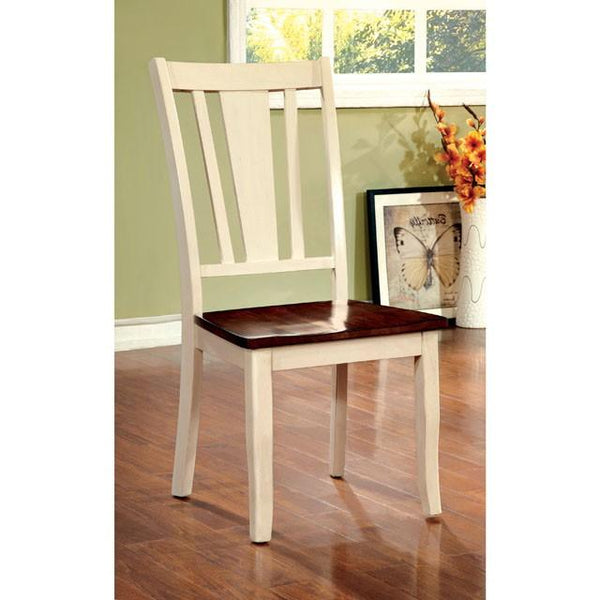 DOVER Vintage White/Cherry Side Chair (2/CTN) image