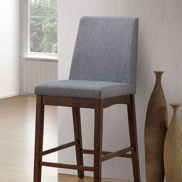 Marten Brown Cherry/Gray Counter Ht. Chair (2/CTN) image