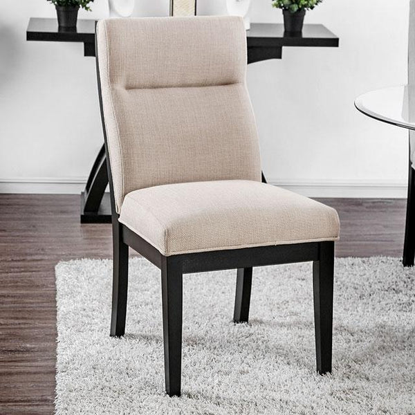 Jasmin Black/White Side Chair (2/CTN) image