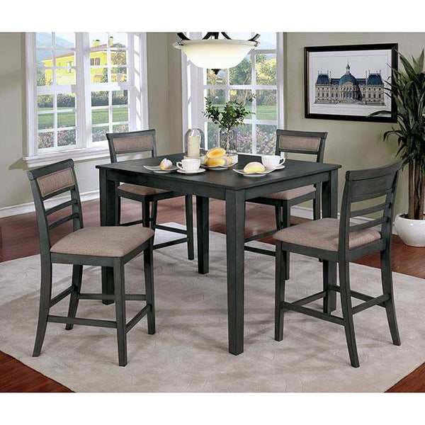 Fafnir Weathered Gray/Beige 5 Pc. Counter Ht. Table Set image