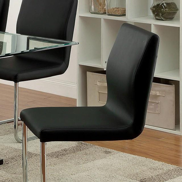 LODIA I Black/Silver Side Chair image