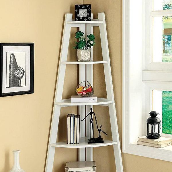 Lyss White Ladder Shelf image