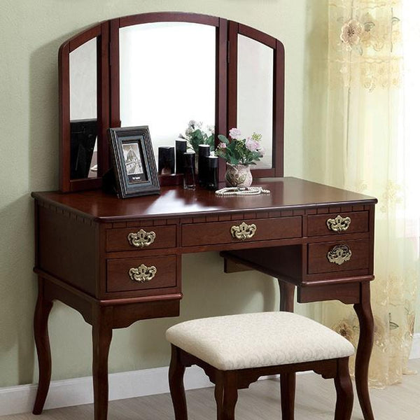 Ashland Cherry Vanity Table image