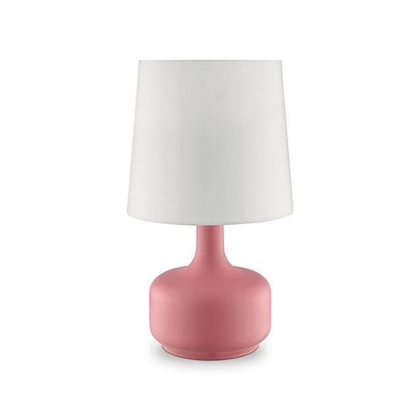 Farah Pink 17"H Matte Pink Table Lamp image