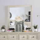 Tywyn Antique White Mirror