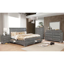 Brandt Gray Cal.King, E.King & Queen Bed