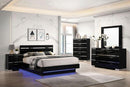 Erlach Bed Black & White