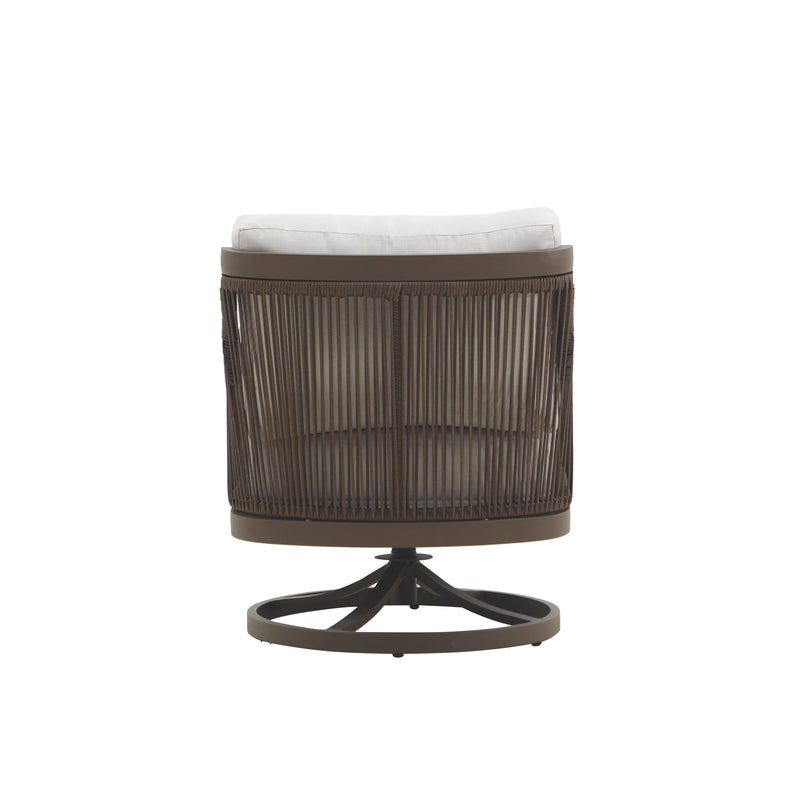 Genova Patio Swivel Club Chair W/Accent Pillow (2 Per Carton)