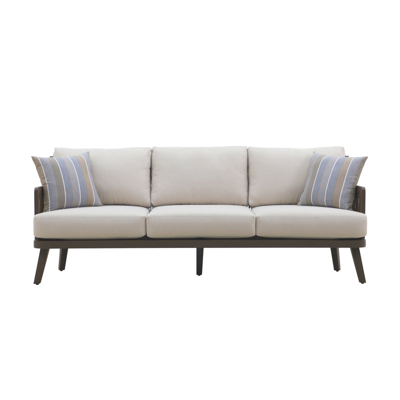 Genova Patio Sofa W/Two Accent Pillows