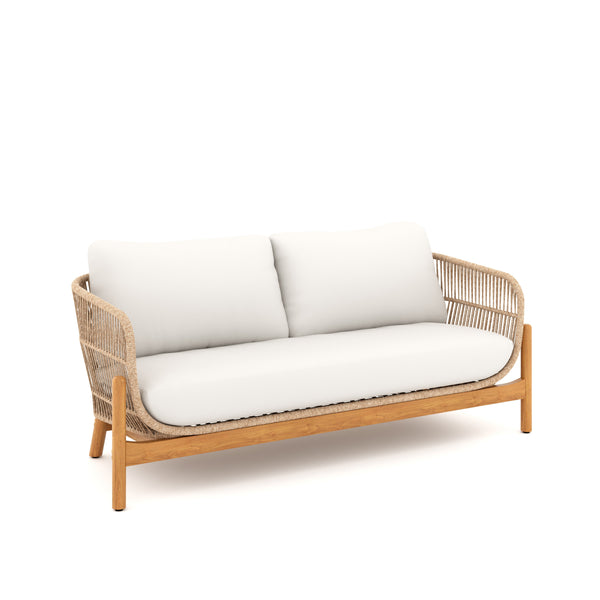 Solstice Rope Loveseat-Linen Beige