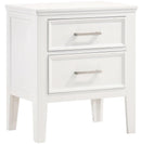 New Classic Furniture Andover 2 Drawer Nightstand in White