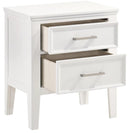 New Classic Furniture Andover 2 Drawer Nightstand in White