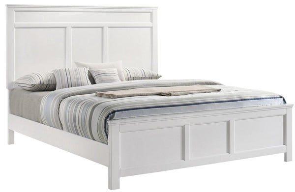 New Classic Furniture Andover King Bed in White