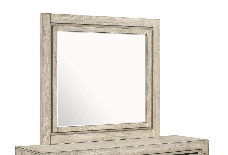 New Classic Furniture Ashland Mirror in Rustic White image