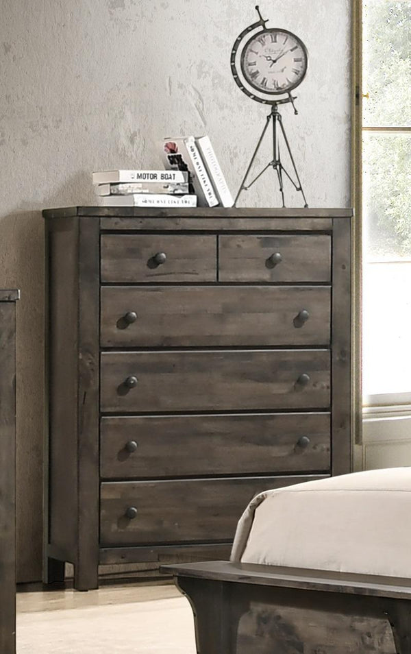 New Classic Furniture Blue Ridge Chest in Rustic Gray