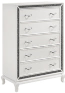 New Classic Furniture Park Imperial 5 Drawer Chest in White