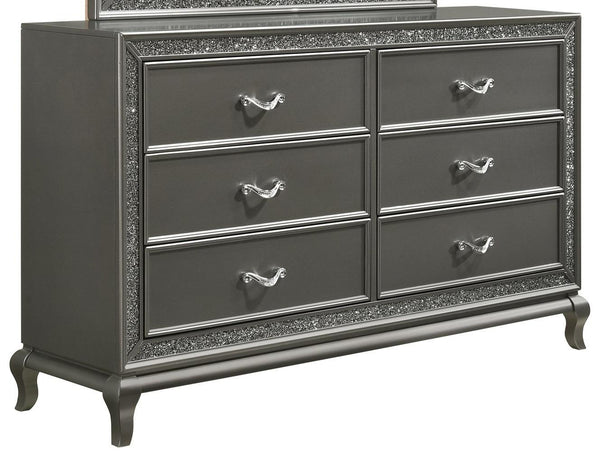 New Classic Furniture Park Imperial 6 Drawer Dresser in Pewter image