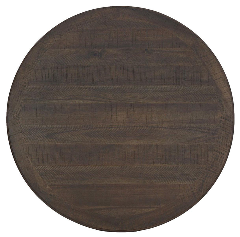 New Classic Furniture Prairie Point 47" Round Dining Table in Black