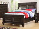 New Classic Furniture Sevilla Youth Twin Panel Storage Bed in Walnut
