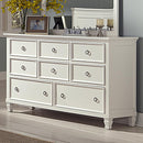 New Classic Tamarack 8-Drawer Dresser in White