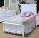 Tamarack Twin Panel Bed in White