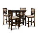 GIA ROUND COUNTER DINING 5 PC SET - CHERRY