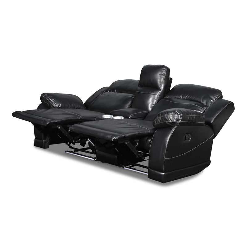 VEGA CONSOLE LOVESEAT - PREMIER BLACK