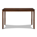 AMY 60" COUNTER TABLE+CHAIRS W/STG (5 PC) -CHERRY