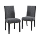 CRISPIN GRANITE GRAY DINING CHAIR- (2/Ctn)