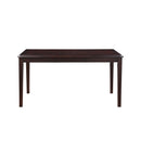 GIA 60" DINING TABLE+CHAIRS (5 PCS/CTN) -EBONY