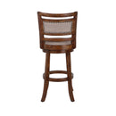 ABERDEEN 29" BAR STOOL-DK BROWN W/FABRIC SEAT