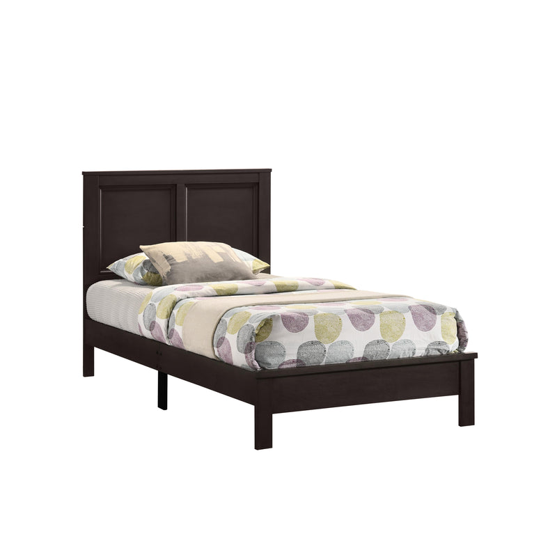 ARIES 3/3 T PANEL BED-HB/FB/RAILS-MERLOT