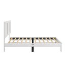 ARIES 3/3 T PANEL BED-HB/FB/RAILS-WHITE