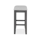 BELLA COUNTER TABLE & 2 STOOLS-GRAY