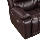 CICERO GLIDER RECLINER-BROWN