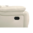CICERO RECLINING CONSOLE LOVESEAT-CREAM