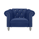 EMMA CRYSTAL CHAIR-ROYAL BLUE