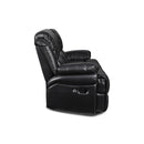 FLYNN SOFA W/BASE LIGHTING-BLACK