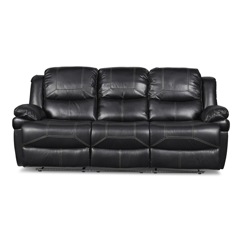 FLYNN SOFA W/BASE LIGHTING-BLACK