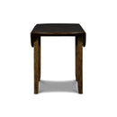 GIA 42" DINING DROP LEAF TABLE W/2 CHAIRS-BROWN