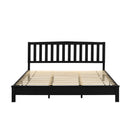 LEO 5/0 Q SLAT BED-HB/FB/RAILS-BLACK
