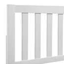 LEO 6/6 EK SLAT BED-HB/FB/RAILS-WHITE