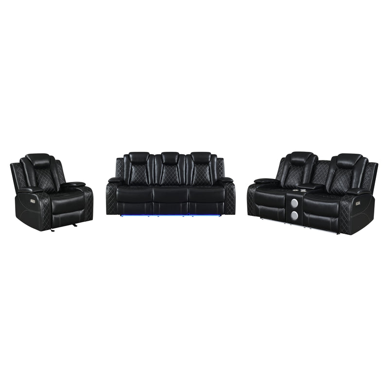 ORION GLIDER RECLINER-BLACK