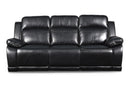 VEGA DUAL RECLINER SOFA - PREMIER BLACK