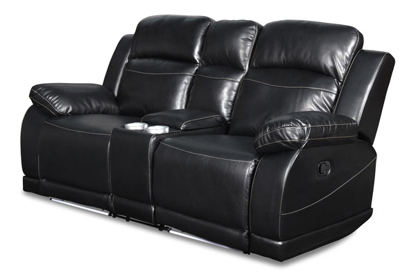 VEGA CONSOLE LOVESEAT - PREMIER BLACK