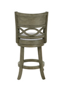 Manchester 24" Counter Stool W/Fabric Cushions-Gray